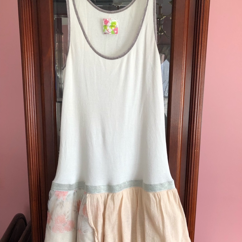 Free People Tank Ballet Tutu Lace Slip Size Small